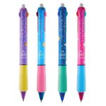 Caneta Gel Apagável 4 Cores Ponta 0.5mm Fantasia - Cis
