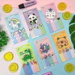 Cartela com 5 Blocos Adesivos Fofos 20 Folhas Cada- Interponte