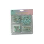 Kit Escritório Tons Pastel (Clips, Prendedor  e Tachinhas) - Interponte
