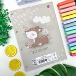 Refil Universitário So Cute 20 x 27,5 cm Compatível Fichário Universitário 80 Folhas -  Animativa