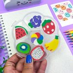 Kit Estojo com 7 Borrachas Decoradas  - Importado