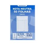 Bloco de Nota Neutra Multívias Preto -São Domingos