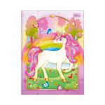 Caderno Universitário Brochura Blink Unicórnio 20 x 27,5 cm 48 Folhas - Tilibra