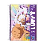 Caderno Universitário Espiral One Piece Netflix 1 Matéria 20 x 27,5 cm 80 Folhas - Tilibra