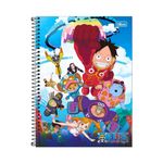 Caderno Universitário Espiral One Piece Netflix 1 Matéria 20 x 27,5 cm 80 Folhas - Tilibra