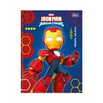 Caderno 1/4 Brochura Iron Man 14 x 20 cm 80 Folhas - Tilibra