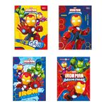Caderno 1/4 Brochura Iron Man 14 x 20 cm 80 Folhas - Tilibra