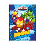 Caderno 1/4 Brochura Iron Man 14 x 20 cm 80 Folhas - Tilibra