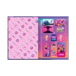 Caderno 1/4 Brochura Guerreiras do K-Pop 80 folhas 14 x 20 cm - Tilibra