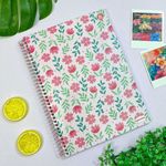 Caderno Universitário Espiral Flores Kbom 20 Matérias 20 x 27,5 cm 400 Folhas - São Domingos