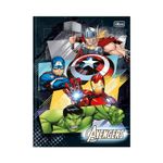 Caderno Universitário Brochura Capa Dura Avengers 20 x 27,5 cm 80 Folhas - Tilibra