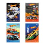 Caderno 1/4 Brochura Hot Wheels 80 folhas 14 x 20 cm - Tilibra