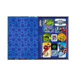 Caderno Pequeno 1/4 Avengers Brochura Capa Dura 14 x 20 cm 80 Folhas - Tilibra
