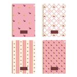 Caderno Universitário Espiral Capa Dura 10 Matérias 160 Folhas 200 x 275 mm Sweet Cherry - Animativa
