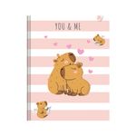 Caderno Brochura Universitário CapyCuties 20 x 27,5 cm 80 Folhas - Animativa