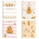 Caderno Brochura Universitário CapyCuties 20 x 27,5 cm 80 Folhas - Animativa