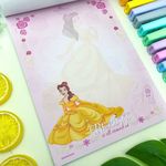 Bloco de Carta Disney Princesas 17,9 x 24,1 cm 48 Folhas - Animativa