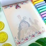 Bloco de Carta Disney Princesas 17,9 x 24,1 cm 48 Folhas - Animativa