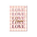 Bloco Vertical Doce Romance Costurado Capa Dura 17x25cm 80 Folhas Pautadas - Animativa
