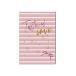 Bloco Vertical Doce Romance Costurado Capa Dura 17x25cm 80 Folhas Pautadas - Animativa