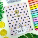 Refil Fichário Colegial Caderno Argolado Rebecca Bombom com cheirinho 80 Folhas 17,9x24,1cm - Animativa