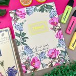 Caderno Colegial Capa Dura Dani Fernandes com Aroma 17,9x24,1cm 160 Folhas - Animativa Vintage