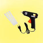 Kit com 3 Bastões de Cola Quente Grossa Semi Transparente 80g - Rendicolla