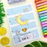 Refil Fichário Colegial Caderno Argolado Ursinhos Carinhosos 80 Folhas 17,9x24,1cm - Animativa