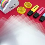 Divisórias de Fichário Cristal Tamanho Universitário A4 com 10 Unidades - Plascony