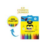 Caneta Hidrográfica Jumbo Big Best 12 Cores - Master
