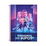 Caderno Brochura Capa Dura Universitário Guerreiras do K-Pop 48 Folhas - Tilibra