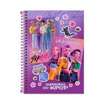 Caderno Brochura Capa Dura Universitário Guerreiras do K-Pop 48 Folhas - Tilibra