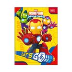 Caderno Brochura Capa Dura Universitário Iron Man 80 Folhas - Tilibra