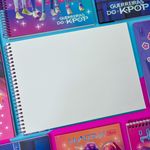 Caderno de Cartografia e Desenho Guerreiras do K-Pop 80 Folhas 27,5 x 20 cm - Tilibra
