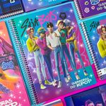  Caderno Universitário Espiral Capa Dura Guerreiras do K-Pop 1 Matéria 20 x 27,5 cm 80 Folhas - Tilibra