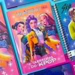 Caderno 1/4 Brochura Guerreiras do K-Pop 48 folhas 14 x 20 cm - Tilibra