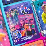 Caderno 1/4 Brochura Guerreiras do K-Pop 48 folhas 14 x 20 cm - Tilibra