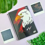 Caderno Universitário Espiral Masculino Kbom 20 Matérias 20 x 27,5 cm 400 Folhas - São domingos