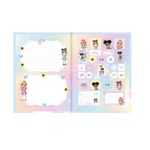 Caderno Brochura 1/4 Capa Dura 48 Folhas 140 x 200 mm Debby  - Animativa