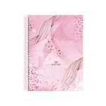 Caderno Universitário 1 Matéria Rosa Rose 80 folhas - Animativa