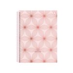 Caderno Universitário 1 Matéria Rosa Rose 80 folhas - Animativa