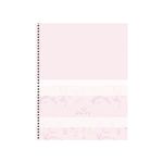 Caderno Universitário 1 Matéria Rosa Rose 80 folhas - Animativa
