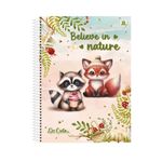 Caderno So Cute Espiral 1/4 14,0 x 20 cm 80 Folhas Pautadas - Animativa