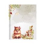 Caderno So Cute Espiral 1/4 14,0 x 20 cm 80 Folhas Pautadas - Animativa