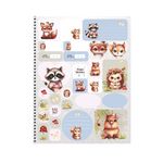 Caderno So Cute Espiral 1/4 14,0 x 20 cm 80 Folhas Pautadas - Animativa
