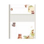 Caderno So Cute Espiral 1/4 14,0 x 20 cm 80 Folhas Pautadas - Animativa