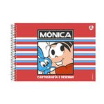 Caderno de Cartografia e Desenho Turma da Monica Capa Dura 275 x 200 mm 60 Folhas - Animativa