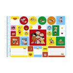 Caderno de Cartografia e Desenho Turma da Monica Capa Dura 275 x 200 mm 60 Folhas - Animativa
