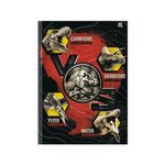 Caderno Brochura Jurassic World 1/4 Capa Dura 80 Folhas 140 x 200 mm  - Animativa