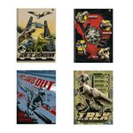 Caderno Brochura Jurassic World 1/4 Capa Dura 80 Folhas 140 x 200 mm  - Animativa